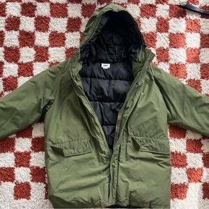 OBEY Green Winter Dozer Puffer Parka (L)